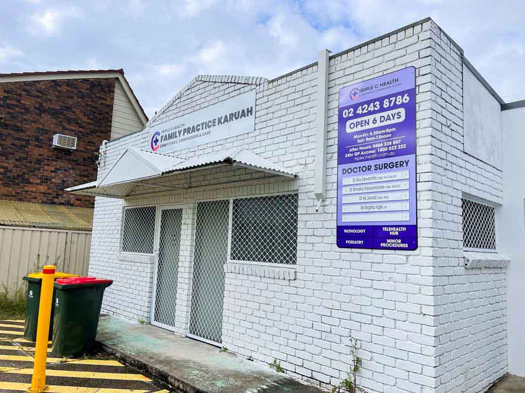 sign writing cardiff newcastle Building signage design & install in Cardiff healthcare outdoor wall shop front sign