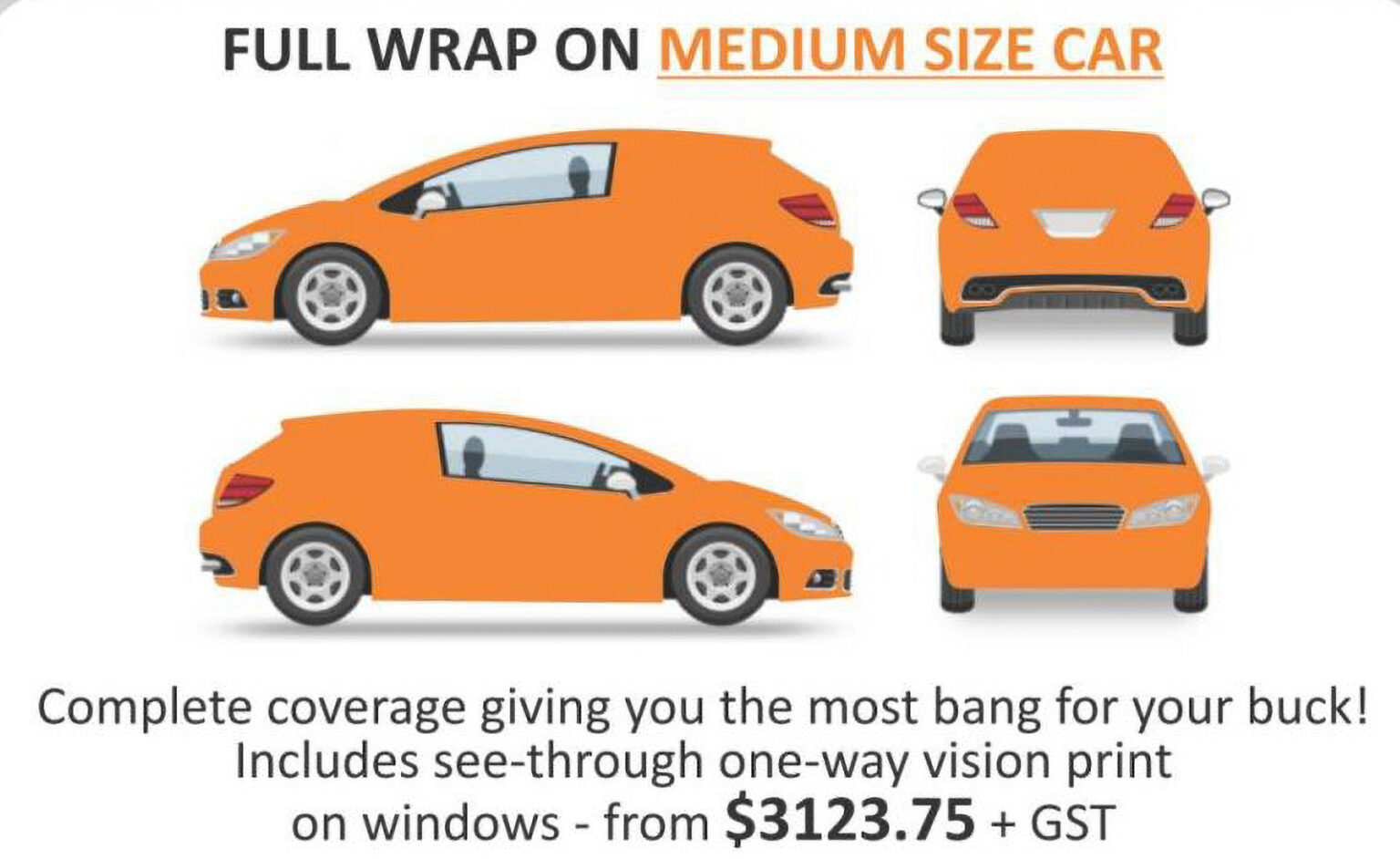 Full vehicle wrap design & install in Cardiff, Newcastle