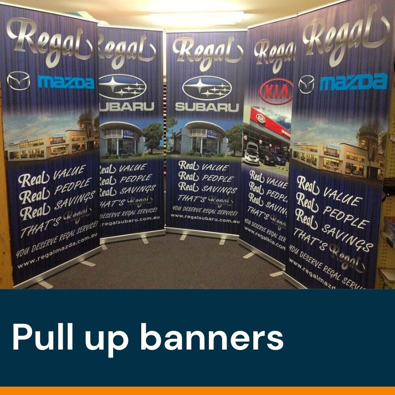 Pull up banners Cardiff Newcastle