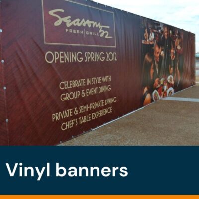 Vinyl banners