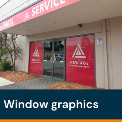 Window graphic sign writer Cardiff Newcastle