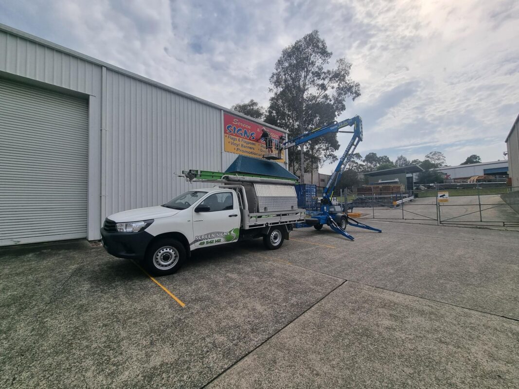 Sign installation or removal Central Coast NSW by Screen Signs