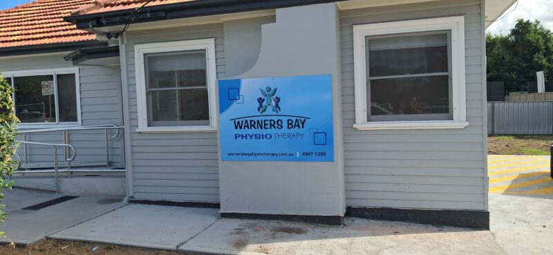 11162 Warners Bay Physiotherapy building sigange 4